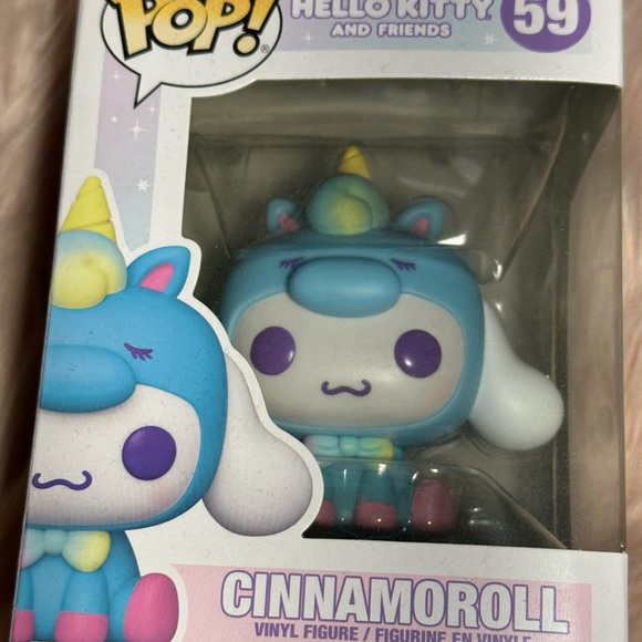 CinnamoRoll Hello kitty and friends (Unicorn Party) Sanrio Funko Pop with bow ti - Picture 2 of 7